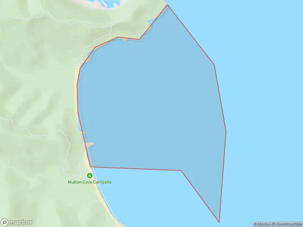 Mutton Cove, Tasman Polygon Area Map