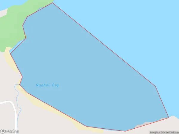 Ngahau Bay, Northland Polygon Area Map