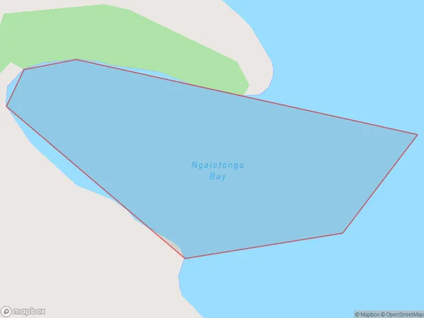 Ngaiotonga Bay, Northland Polygon Area Map