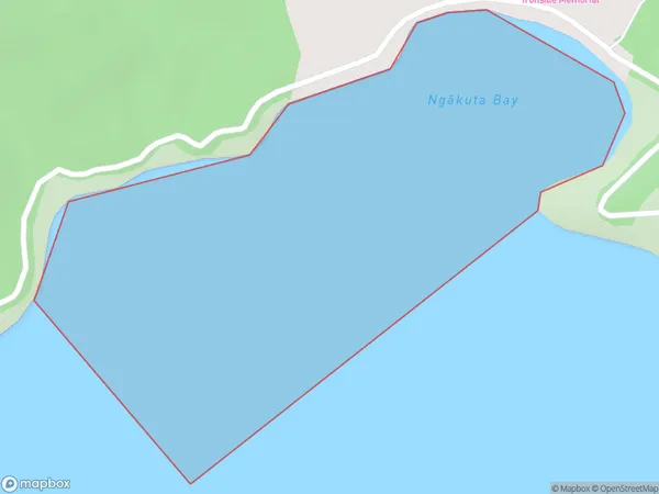 Ngakuta Bay, Marlborough Polygon Area Map