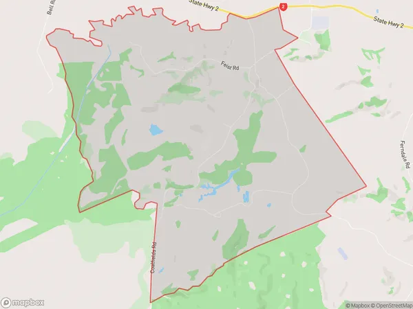 Kopuku, Waikato Polygon Area Map