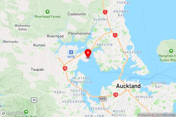 Nimrod Inlet,Auckland Region Map