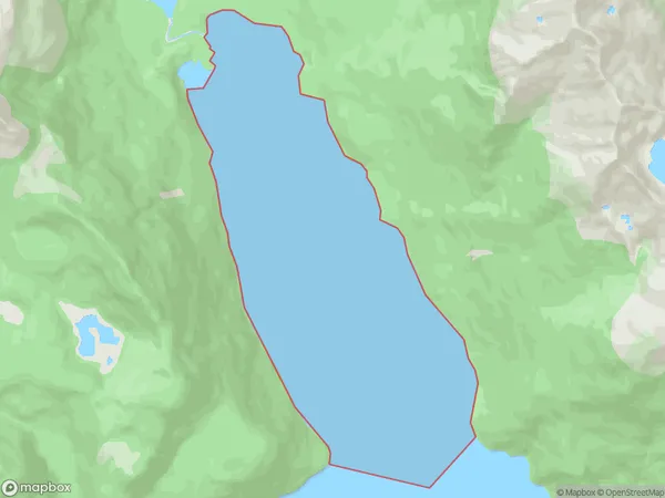 North West Arm, Southland Polygon Area Map