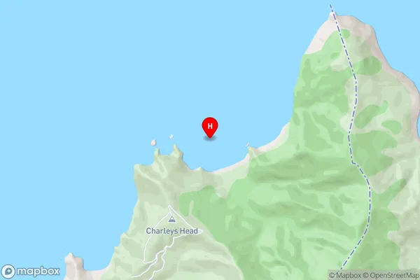 Oananga Bay,Nelson Area Map
