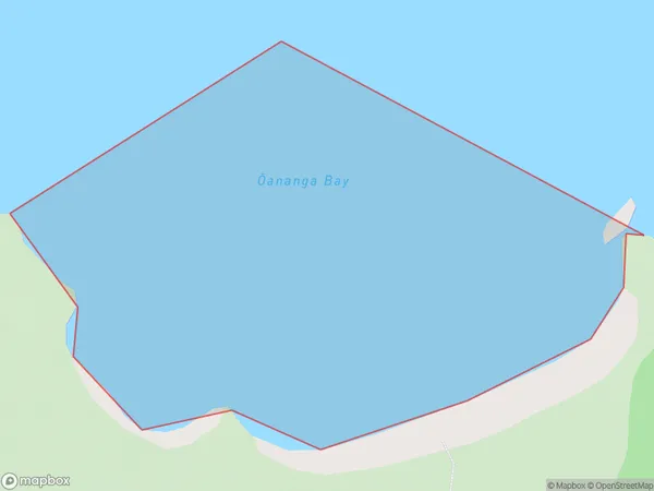 Oananga Bay, Nelson Polygon Area Map