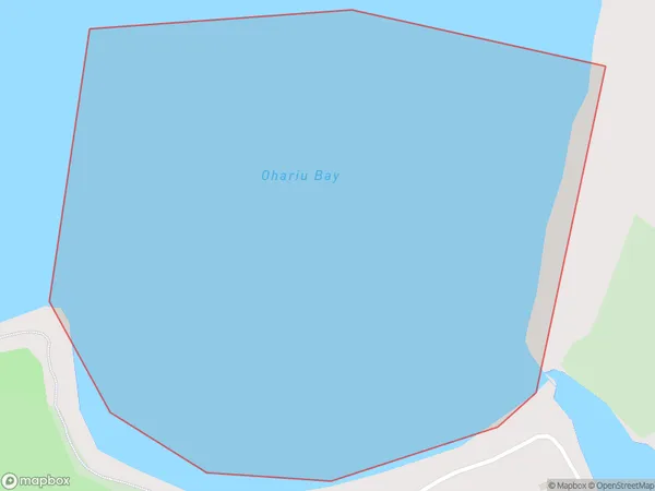 Ohariu Bay, Wellington Polygon Area Map