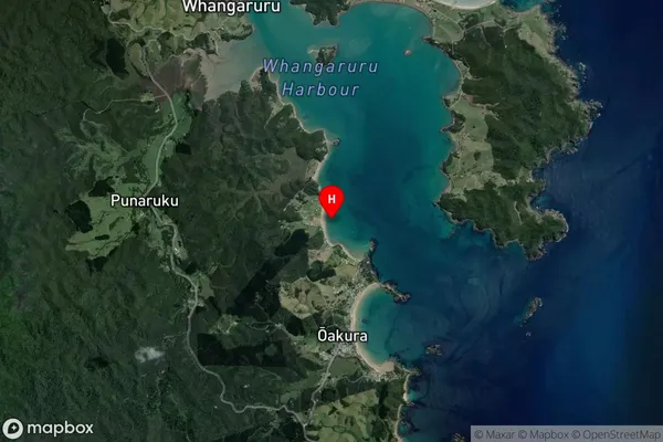 Ohawini Bay,Northland Satellite Map