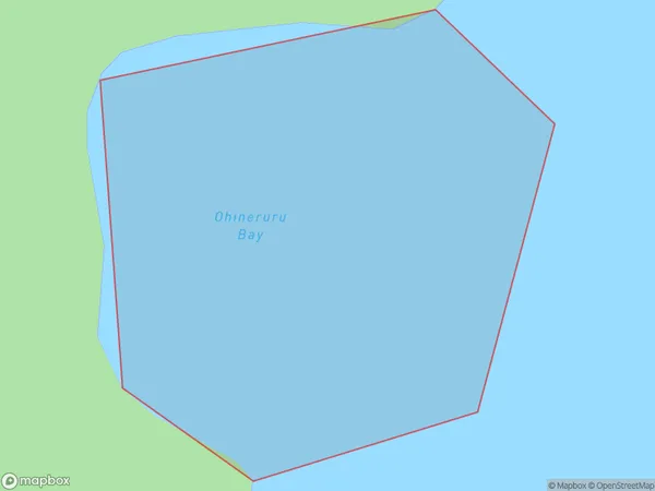 Ohineruru Bay, Waikato Polygon Area Map