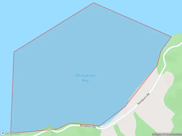 Ohingaroa Bay, Marlborough Polygon Area Map