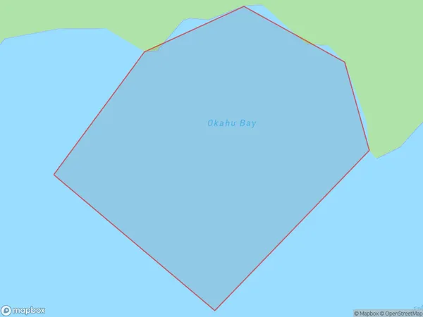 Okahu Bay, Marlborough Polygon Area Map