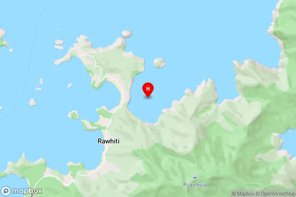 Oke Bay,Northland Area Map