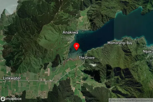 Okiwa Bay,Marlborough Satellite Map