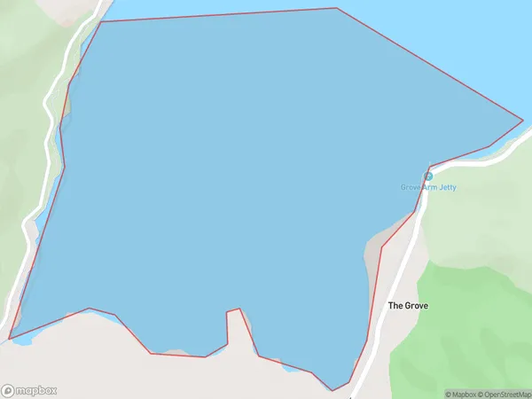 Okiwa Bay, Marlborough Polygon Area Map