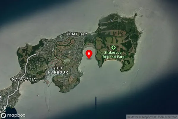 Okoromai Bay,Auckland Satellite Map