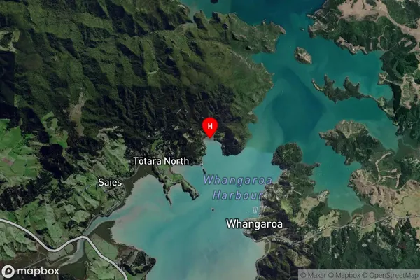 Okura Bay,Northland Satellite Map