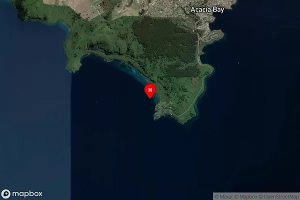 Okuta Bay,Waikato Satellite Map