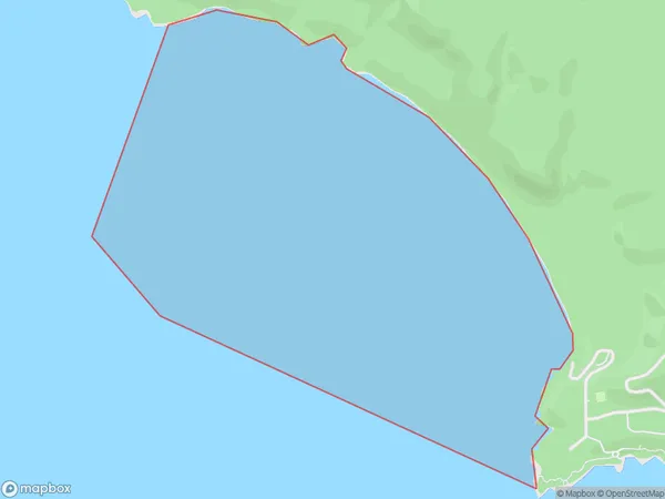 Okuta Bay, Waikato Polygon Area Map