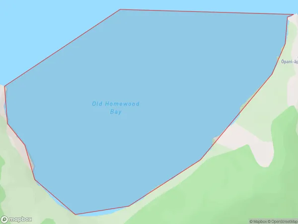 Old Homewood Bay, Marlborough Polygon Area Map