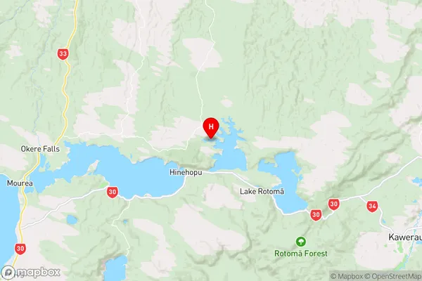 Omahota Bay,Bay of Plenty Region Map