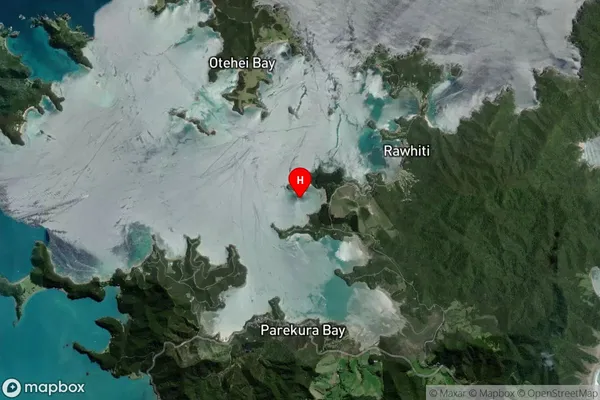 Omakiwi Cove,Northland Satellite Map