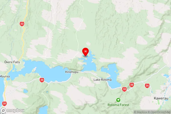Omarupoto Bay,Bay of Plenty Region Map
