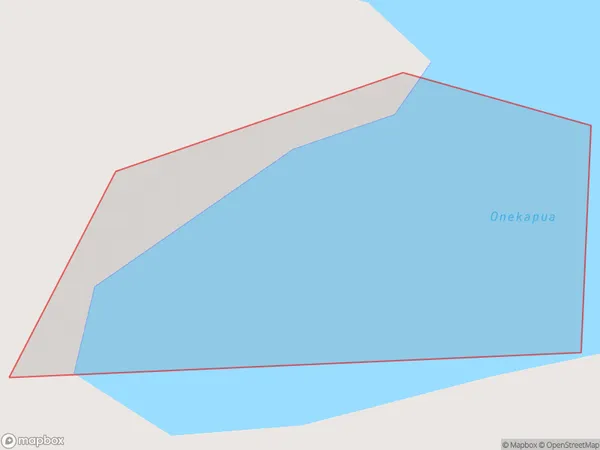Onekapua, Otago Polygon Area Map