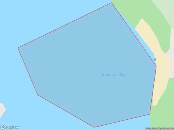 Onepoto Bay, Northland Polygon Area Map