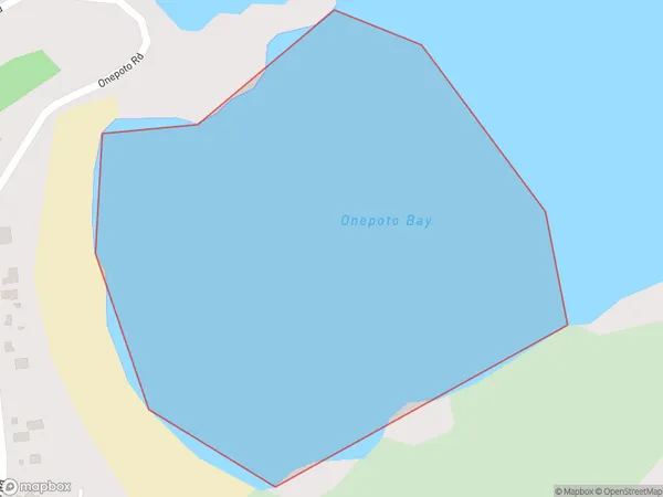 Onepoto Bay, Otago Polygon Area Map