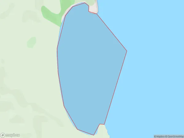 Onewhero Bay, Northland Polygon Area Map