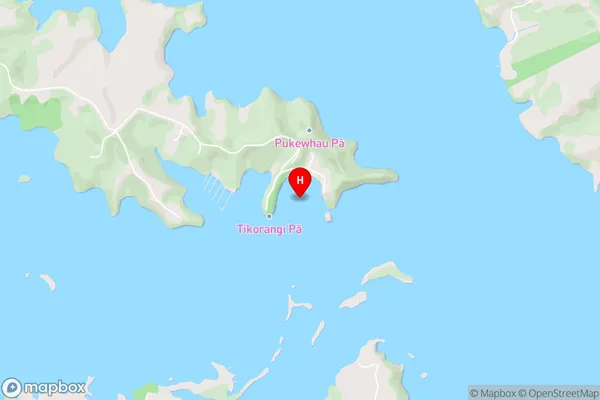 Opito Bay,Northland Area Map