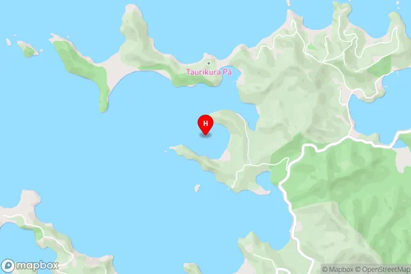 Opunga Cove,Northland Area Map