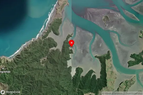 Oraka Bay,Waikato Satellite Map