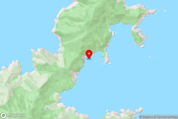 Oregon Cove,Northland Area Map
