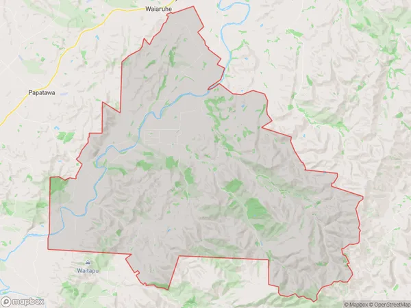 Kumeroa, Manawatu-Wanganui Polygon Area Map