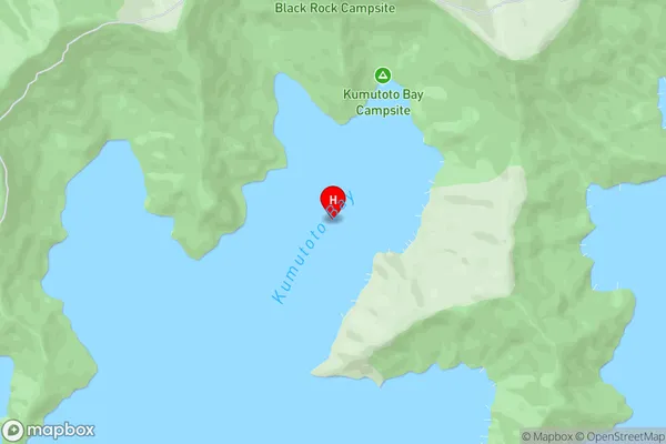 Kumutoto Bay,Marlborough Area Map