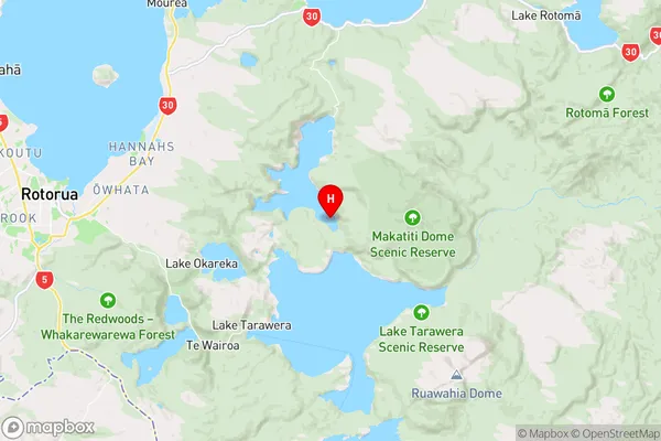 Otangimoana Bay,Bay of Plenty Region Map