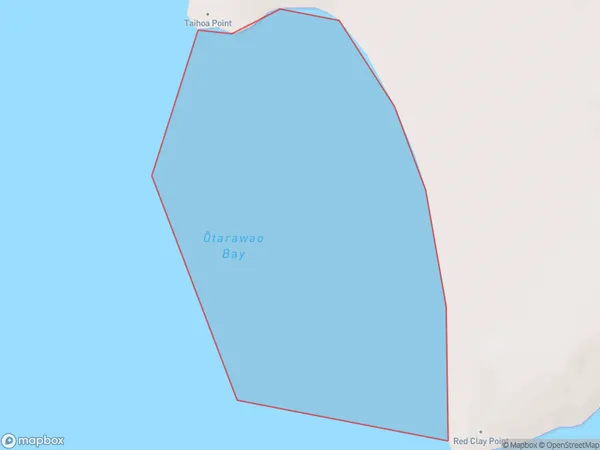 Otarawao Bay, Marlborough Polygon Area Map
