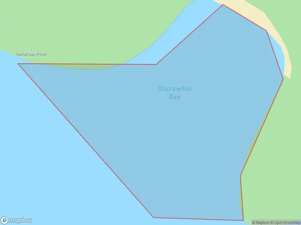 Otarawhai Bay, Northland Polygon Area Map