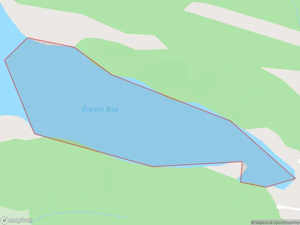 Otautu Bay, Bay of Plenty Polygon Area Map