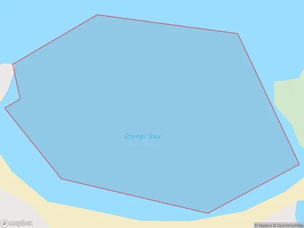 Otengi Bay, Northland Polygon Area Map