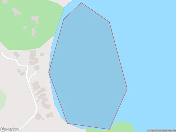 Oturu Bay, Northland Polygon Area Map