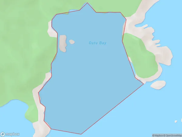 Outu Bay, Northland Polygon Area Map
