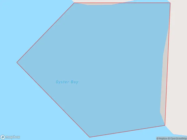 Oyster Bay, Otago Polygon Area Map