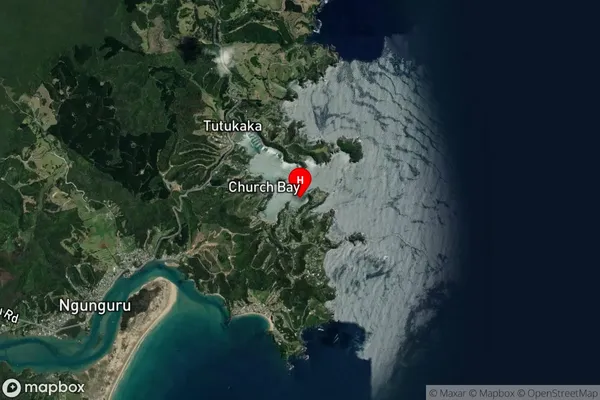 Pacific Bay,Northland Satellite Map