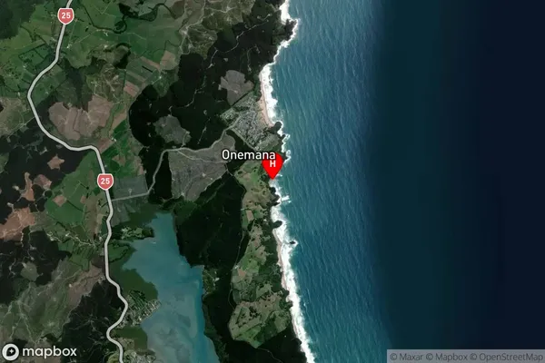 Pakahakaha Bay,Waikato Satellite Map