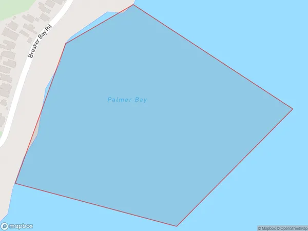 Palmer Bay, Wellington Polygon Area Map