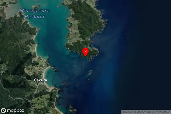 Papahuia Bay,Northland Satellite Map