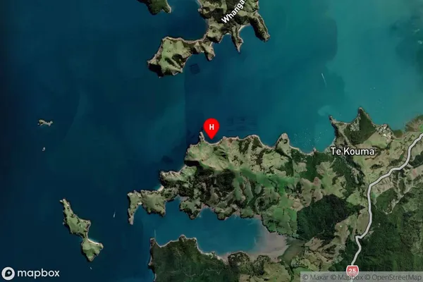 Papakarahi Bay,Waikato Satellite Map