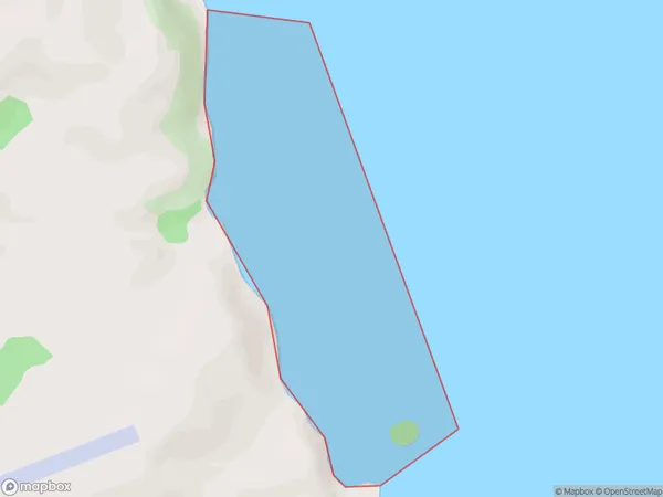 Papakura Bay, Otago Polygon Area Map