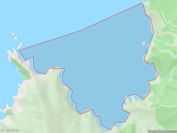 Papawai Bay, Marlborough Polygon Area Map
